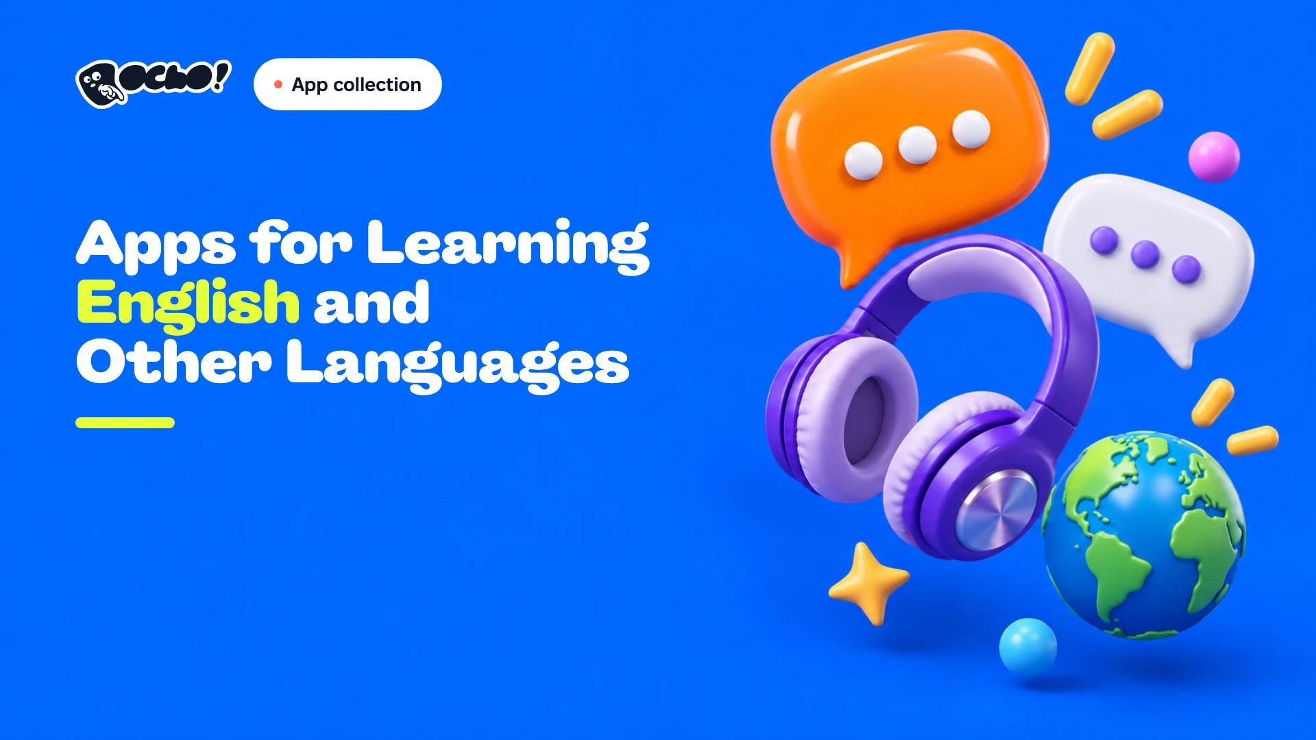 Cover for «Ukrainian Apps for Learning English and Other Languages»