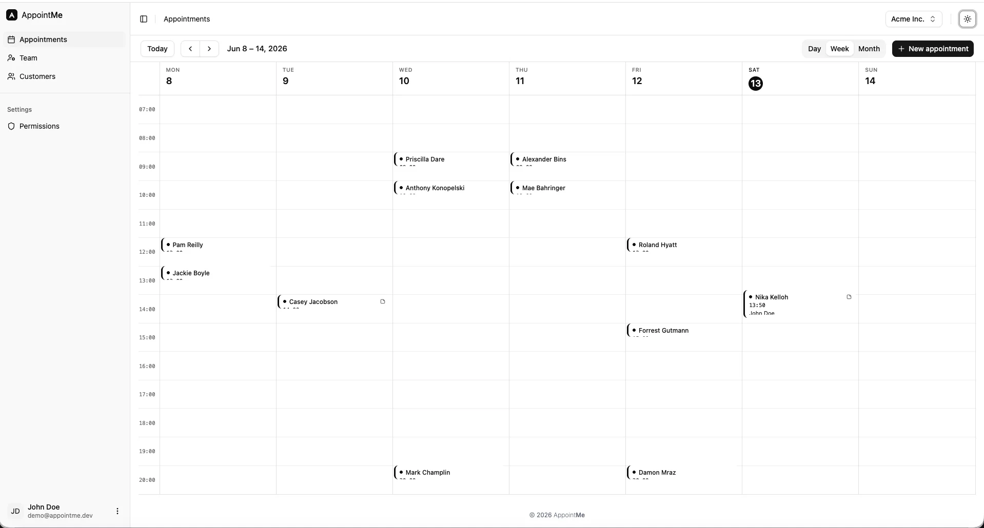 AppointMe — screenshot 1