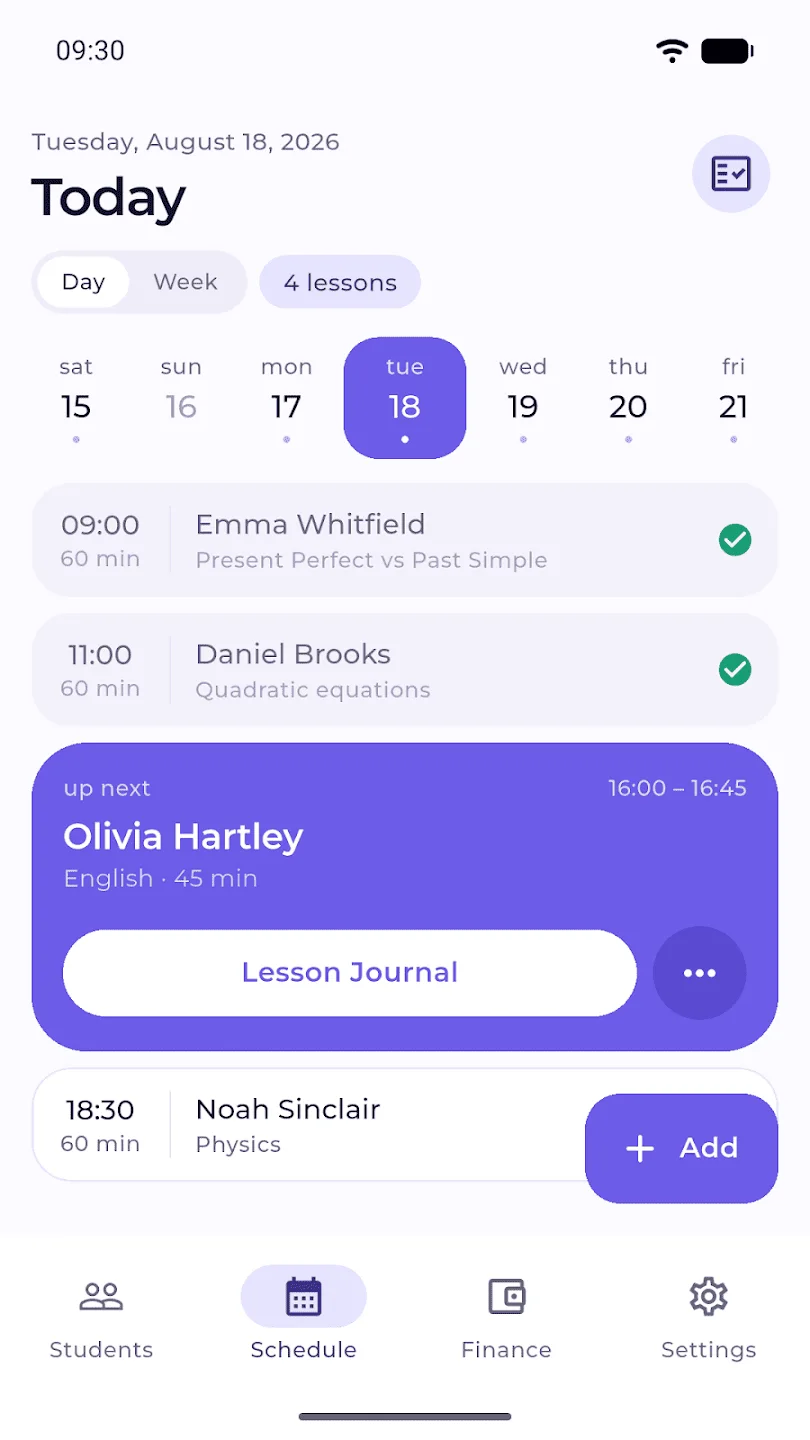 TutorFlow — screenshot 4