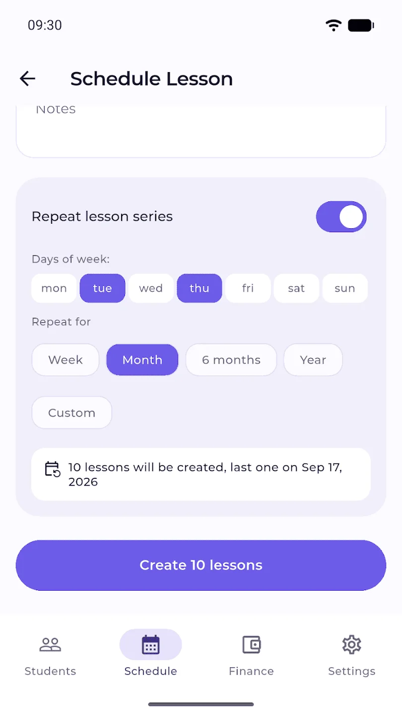 TutorFlow — screenshot 2