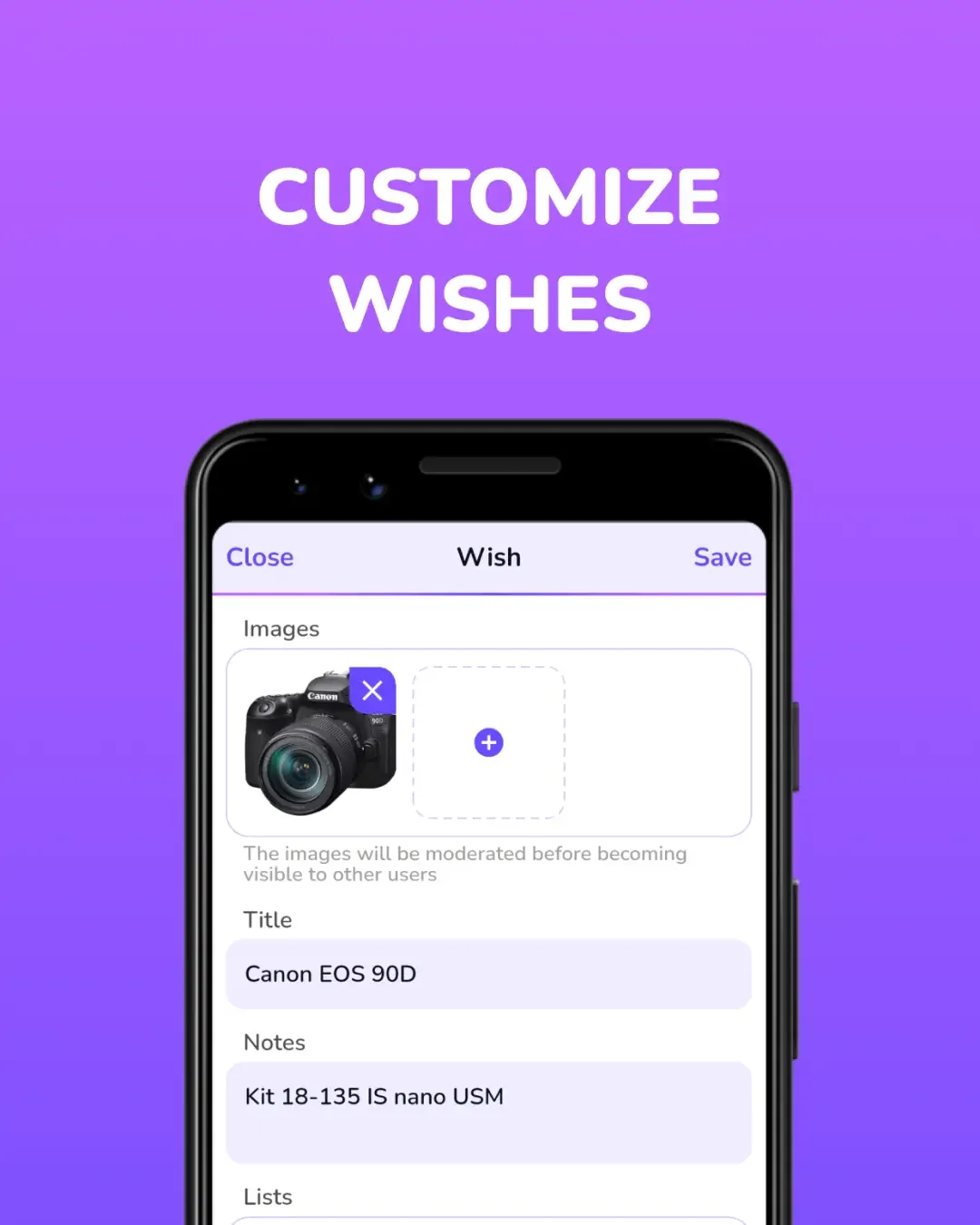 WishSpace — screenshot 4