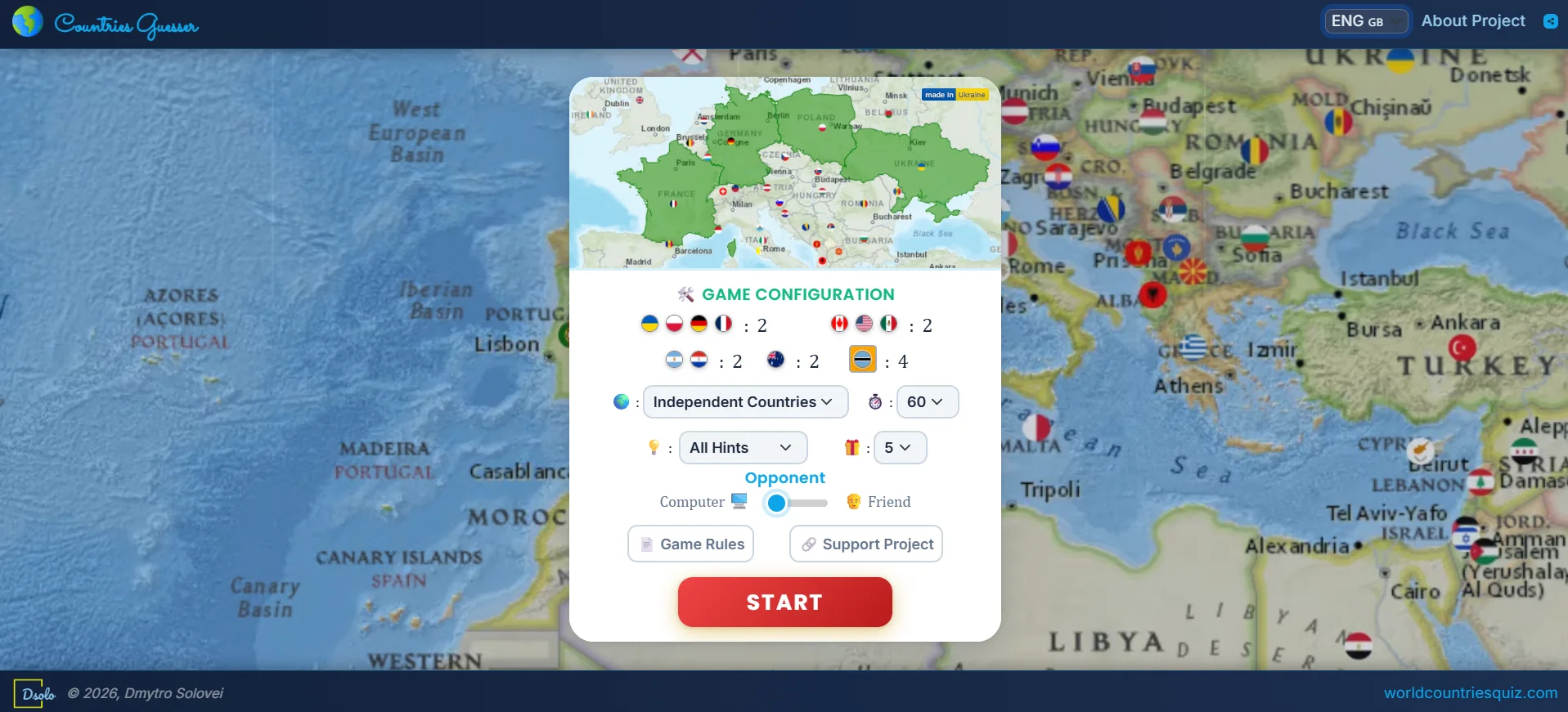 Countries Guesser — screenshot 4
