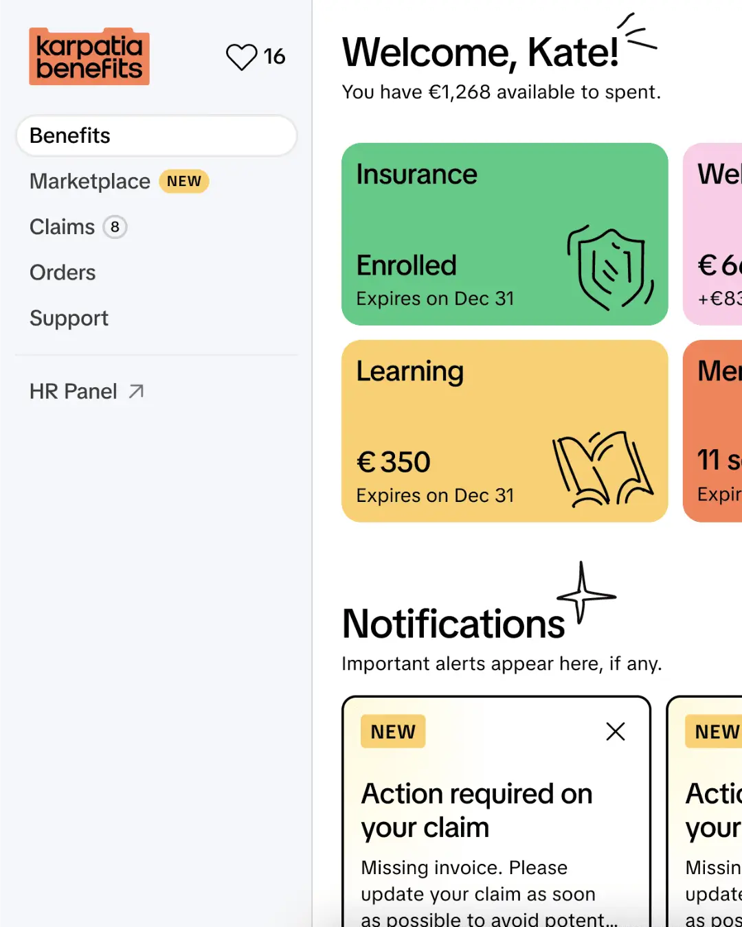 Karpatia Benefits — screenshot 2