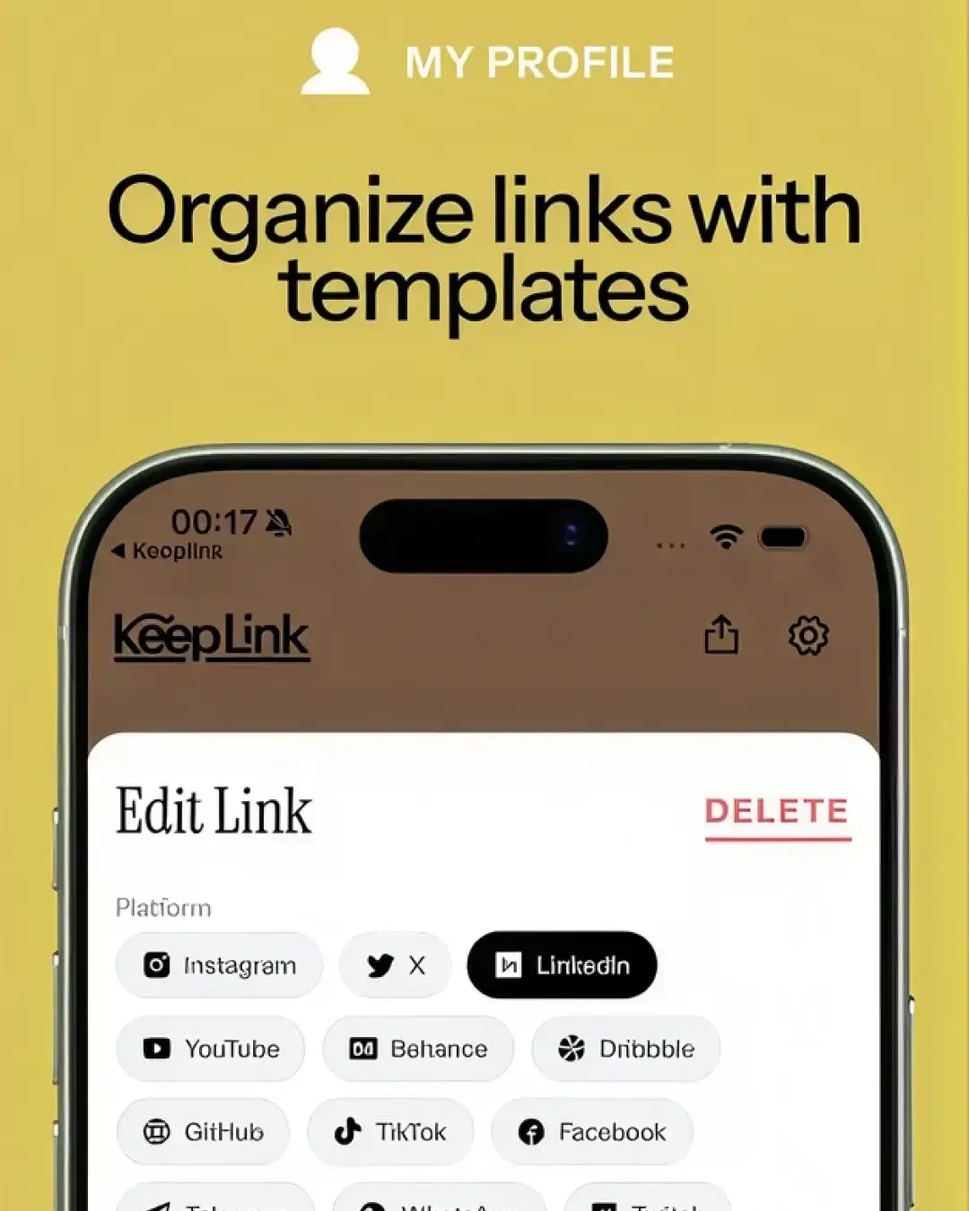 KeepLink — знімок екрана 2