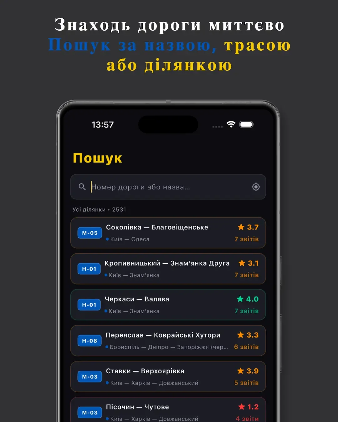 RoadWatch UA — знімок екрана 4