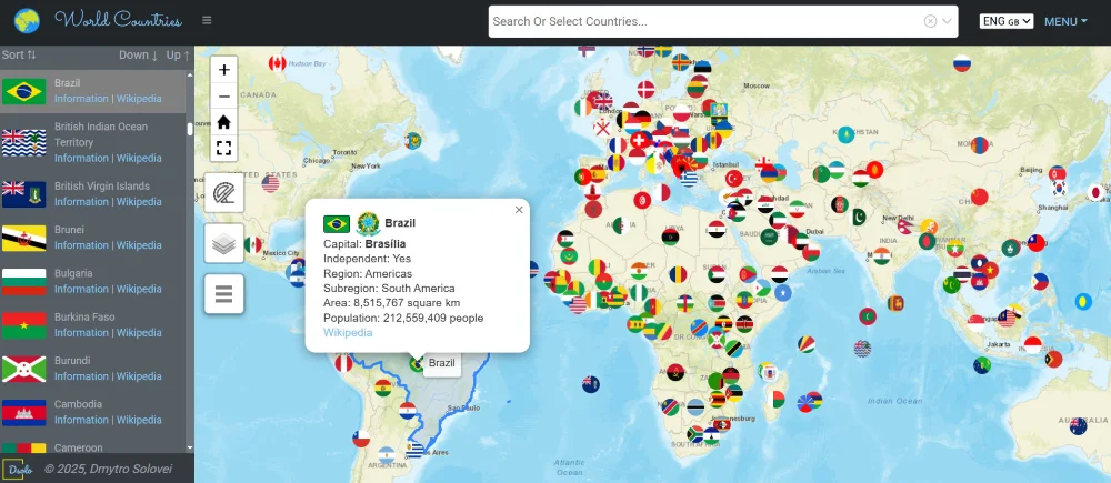 World Countries and Quizzes — screenshot 13
