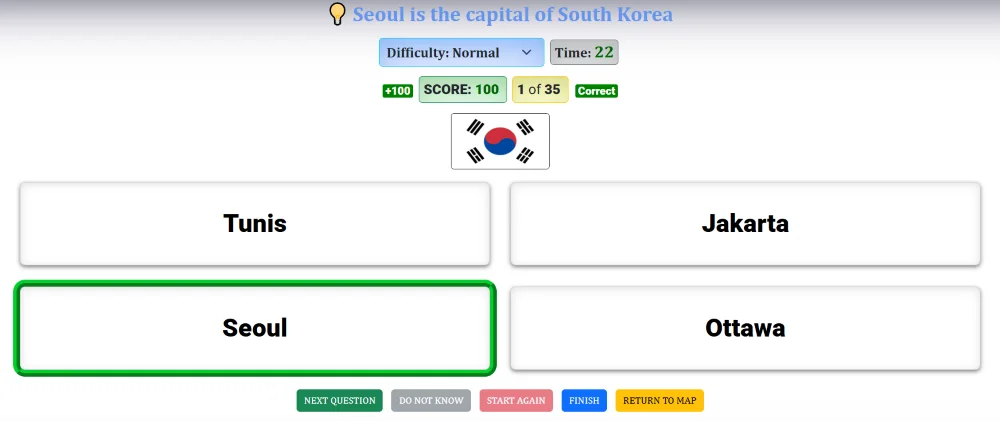 World Countries and Quizzes — screenshot 3