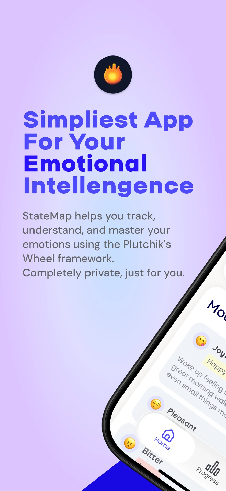 StateMap - Приватний Трекер Емоцій — знімок екрана 1