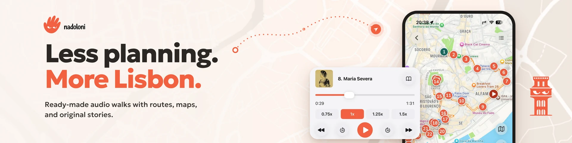 Nadoloni — Self-Guided Audio Walks — banner