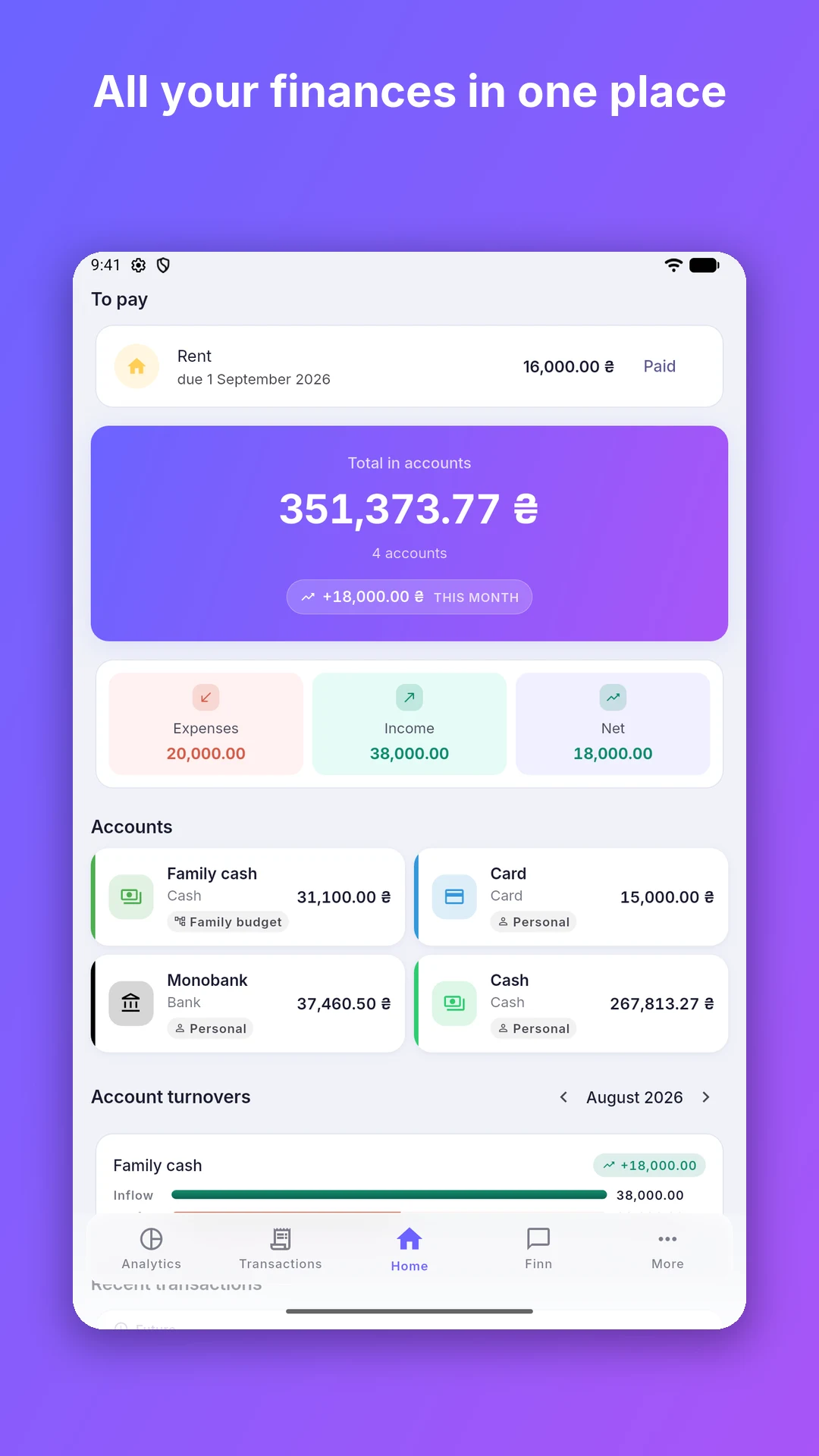 Purple Wallet — знімок екрана 9