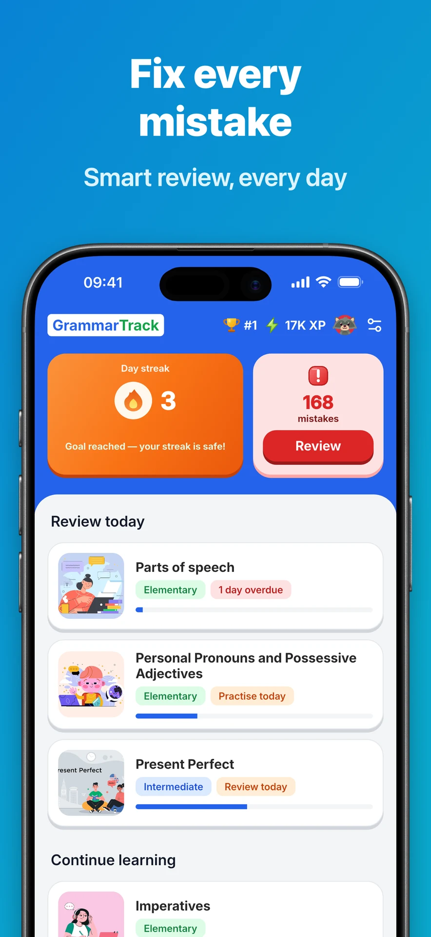 GrammarTrack — знімок екрана 6