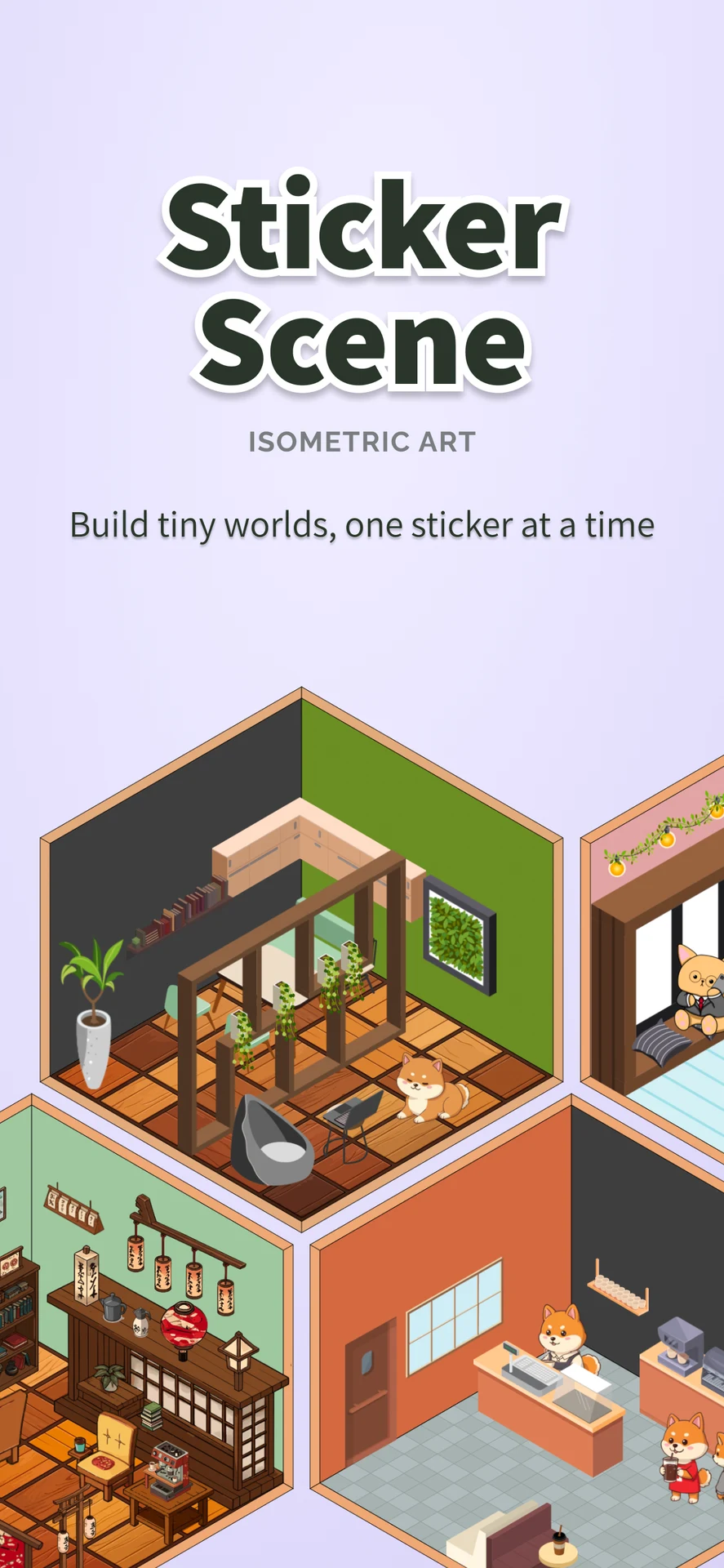 Sticker Scene: Isometric Art — screenshot 1